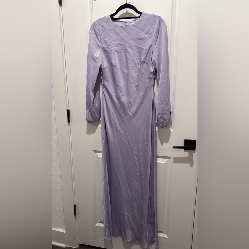 Veiled Collection: kamila satin maxi dress